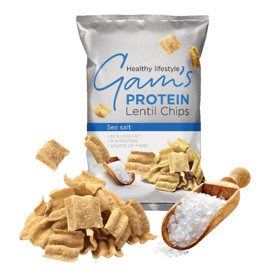 obrázok 1 z Gam's Proteínové šošovicové lupienky smažené s prídavkom morskej soli 65 g