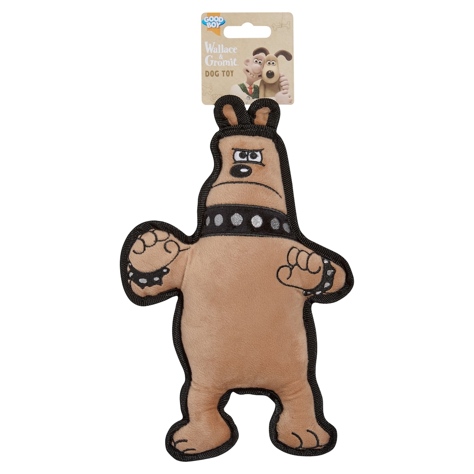 Good Boy Wallace & Gromit Preston Tough Plush Dog Toy