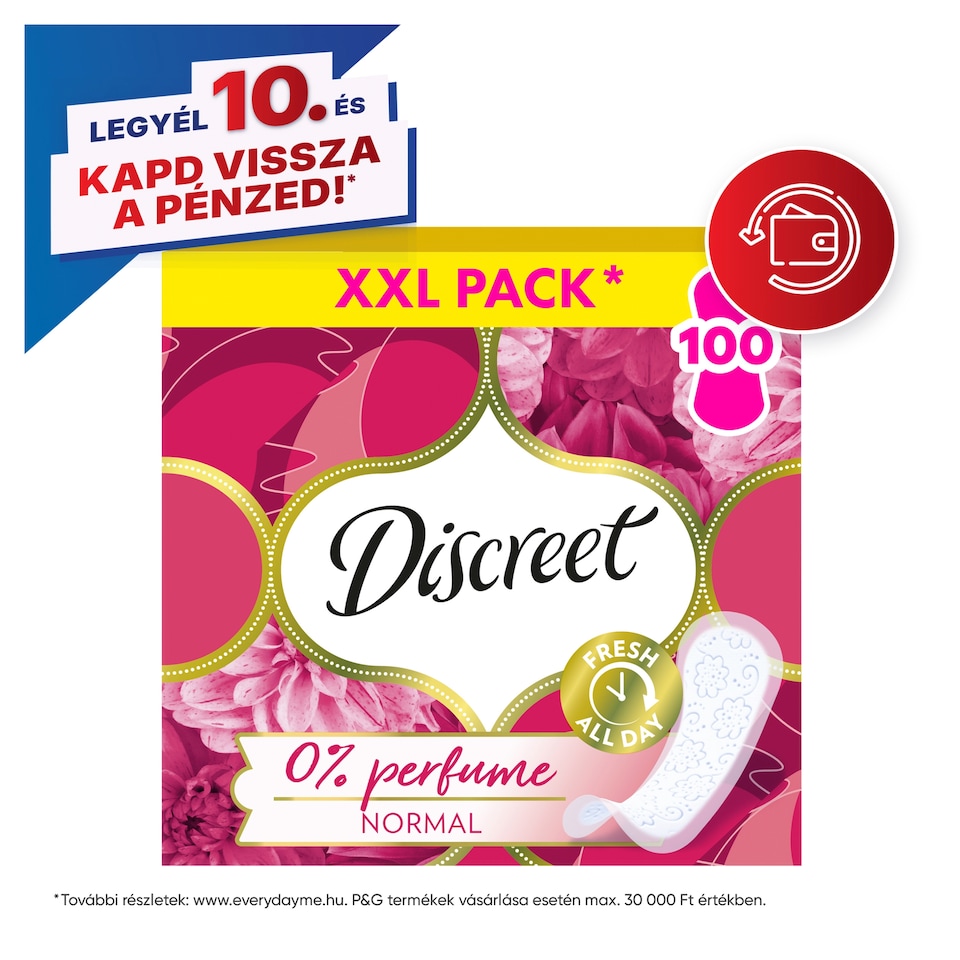 image 1 of Discreet Breathable non-scented Pantyliners x100