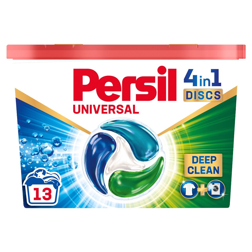 image 1 of Persil Discs 4in1 Deep Clean Universal Laundry Detergent 13 Washes 214.5 g