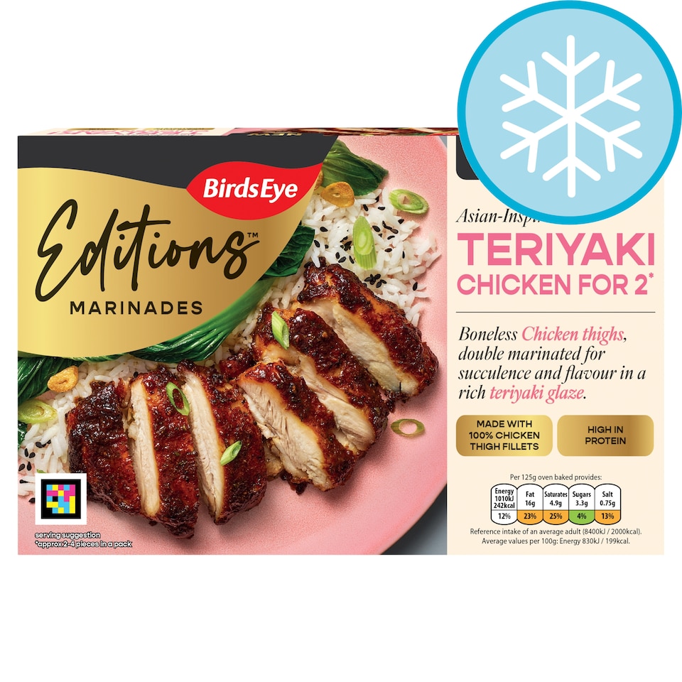 Birds Eye Editions Teriyaki Chicken Thigh Fillets 250g