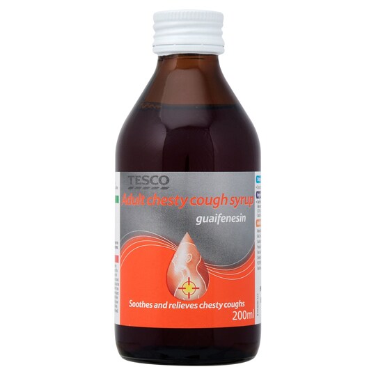 Tesco Adult Chesty Cough Relief 200ml Tesco Groceries
