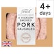 image 1 of Tesco Finest 4 Hickory Smoked Pork Sausages 440g
