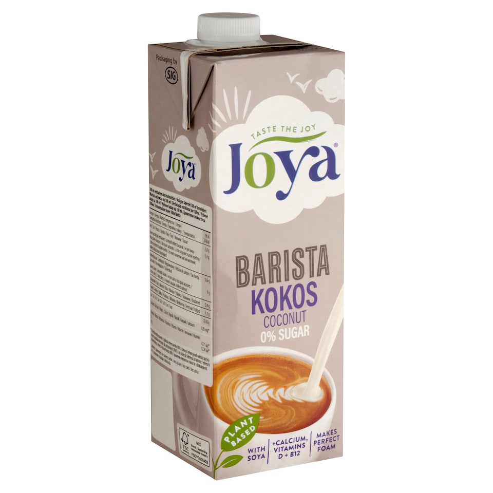 image 1 of Joya Barista UHT Coconut Drink with Soy, Calcium, Vitamins D and B12 1 l