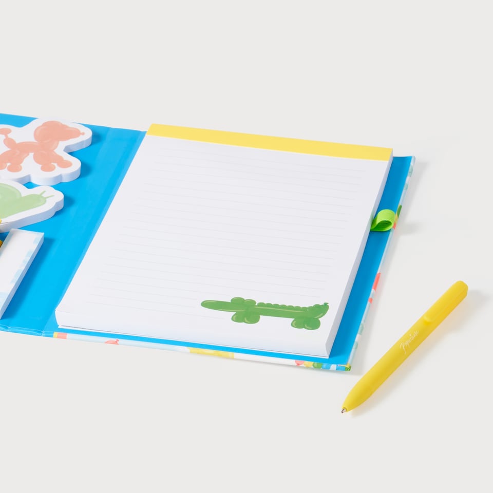 image 1 of Paperchase Balloon Zoo Writing Set