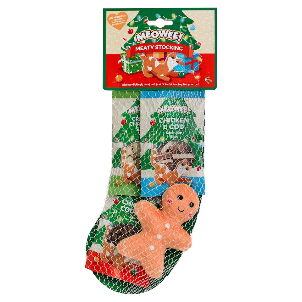 Meowee! Real Meat Cat Stocking 