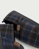 image 3 of F&F Check Closed Back Slippers in Blue