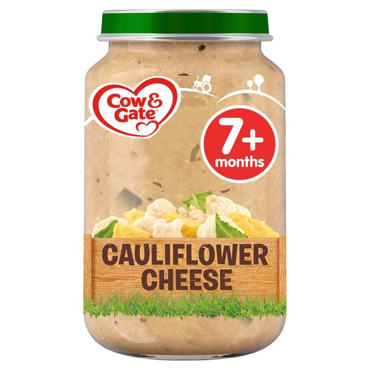 Cow & Gate Creamy Cauliflower Cheese Jar 200G 7 Mth+ Tesco Groceries