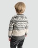 image 3 of F&F Boys Reindeer Fair Isle Print Jumper in Grey