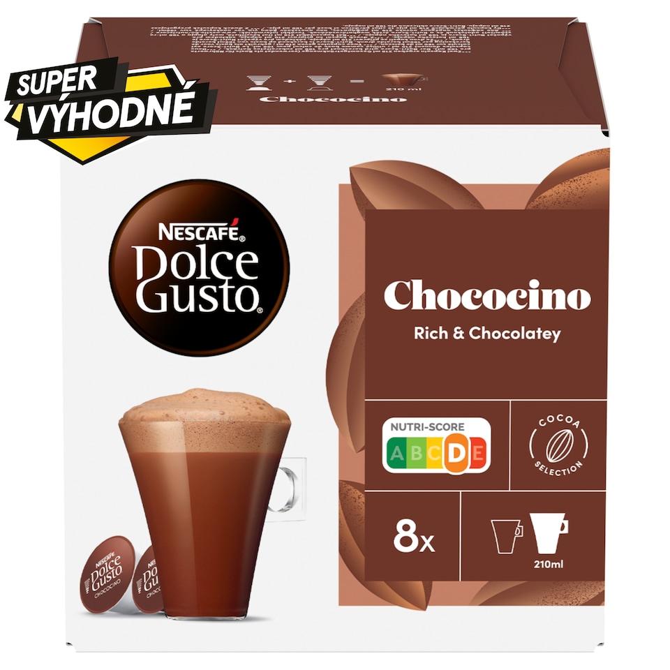 image 1 of NESCAFÉ® Dolce Gusto® Chococino - Chocolate Drink - 16 Capsules in a Pack