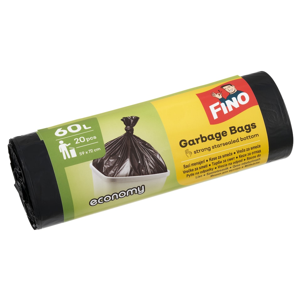 Fino Economy pytle na odpadky 60l 20 ks