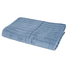 F&F Home Ice Blue Simply Soft Ribbed Bath Towel