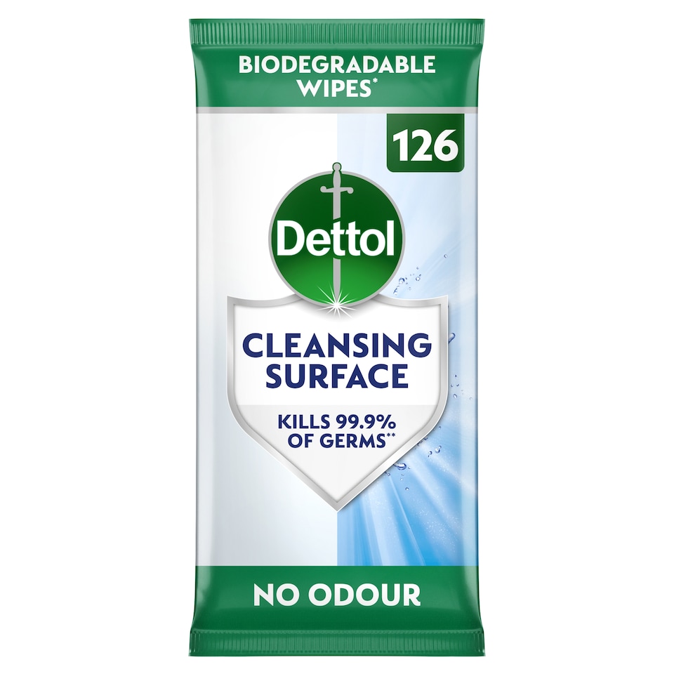 image 1 of Dettol Antibacterial Multi Surface Cleaning Wipes 126 Pack