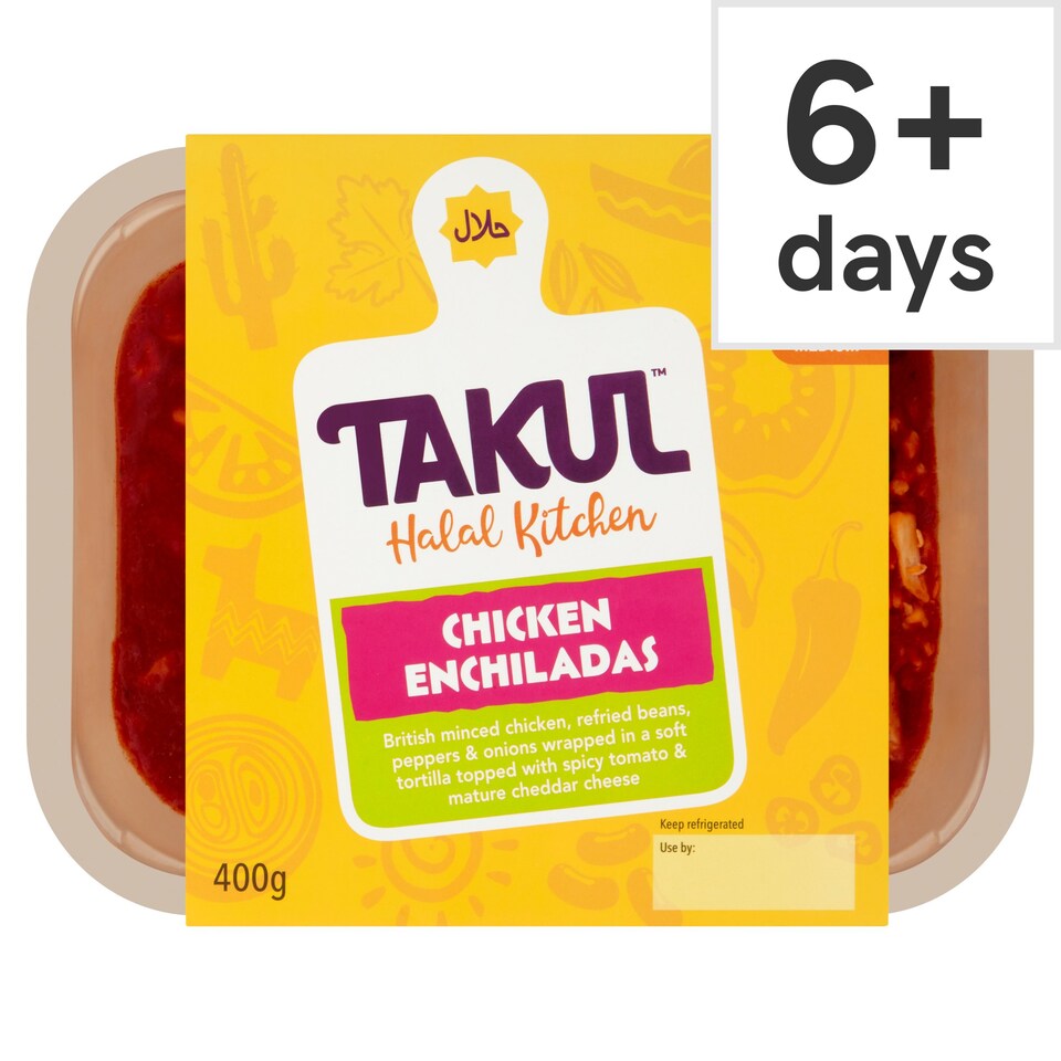 Takul Halal Kitchen Chicken Enchiladas 400G Tesco Groceries
