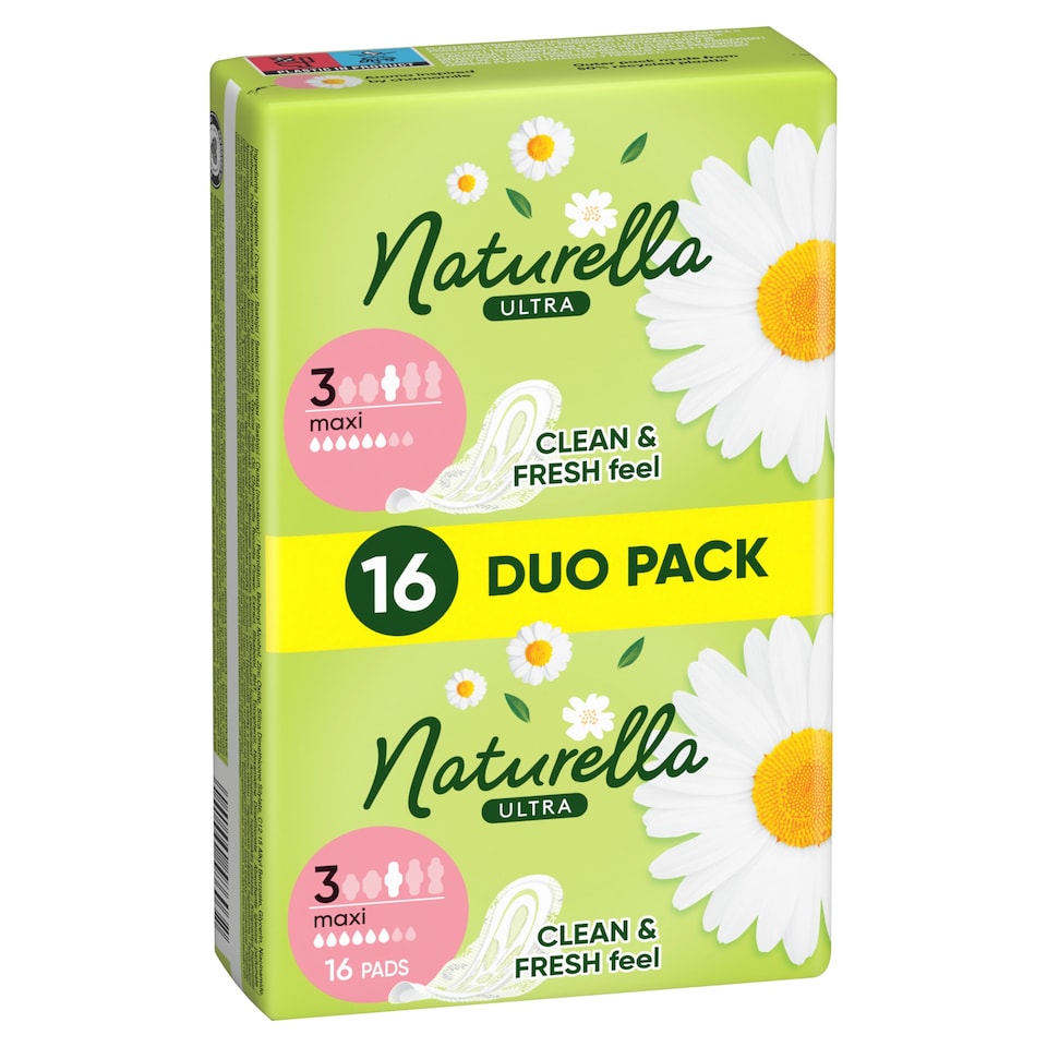 Obrázek 1 pro produkt Naturella Ultra, Velikost Maxi, Vložky S Křidélky, 16