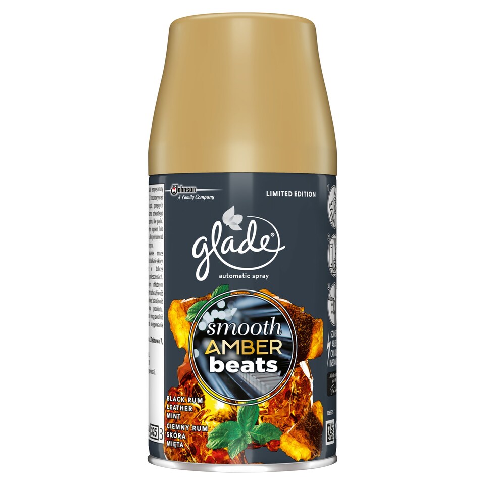 Glade Smooth Amber Beats Autospray Refill 269Ml