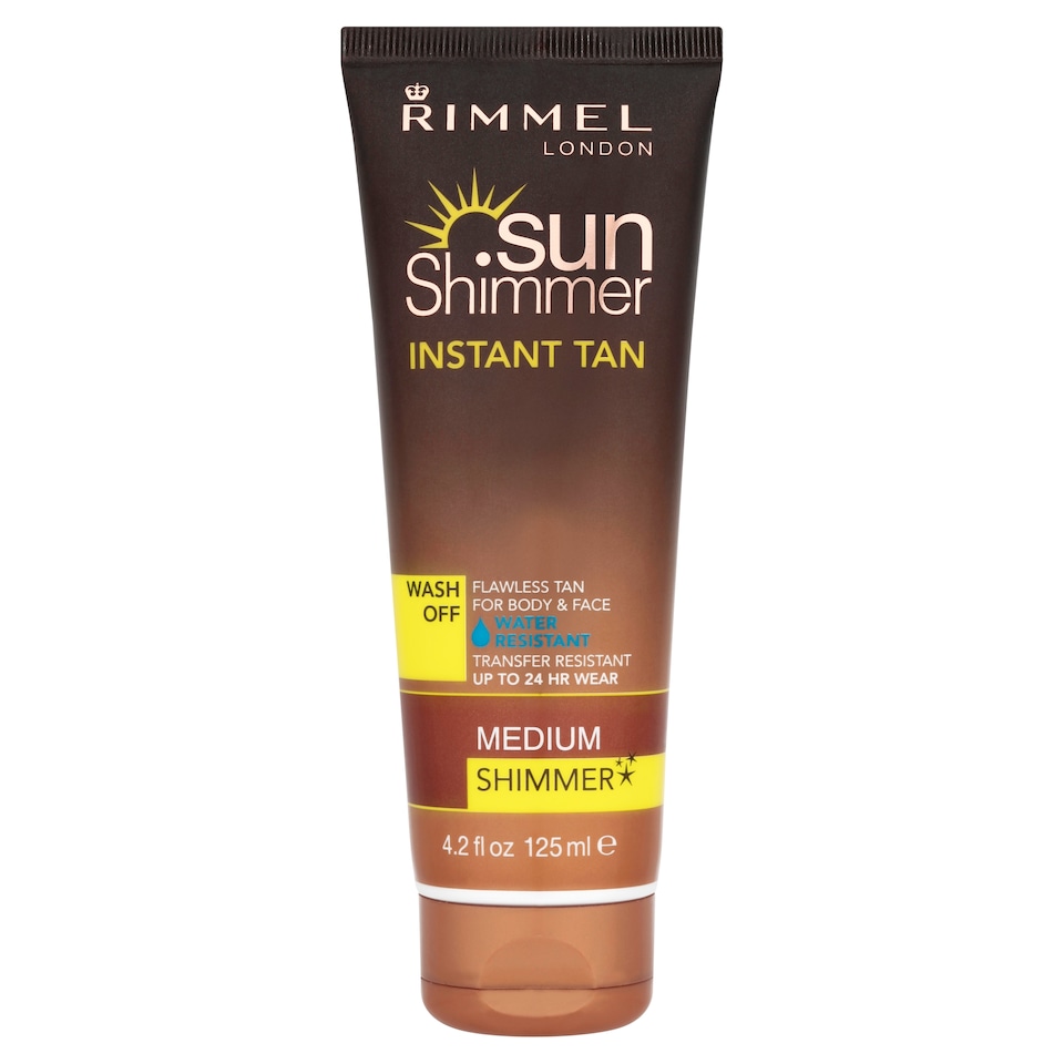 image 1 of Sunshimmer Instant Tan Make Up Medium Shimmer 125Ml