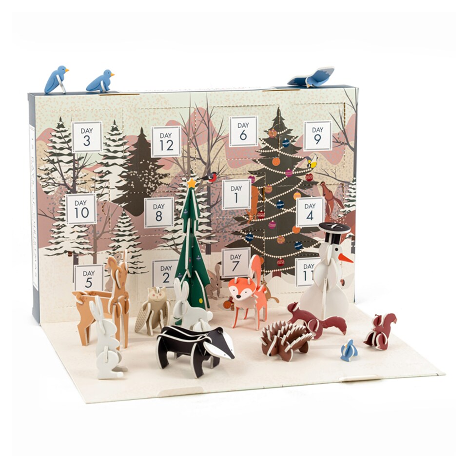 image 1 of 12 Days Animal Construction Calendar