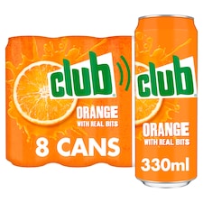 Club Orange Cans 8 x 330ml