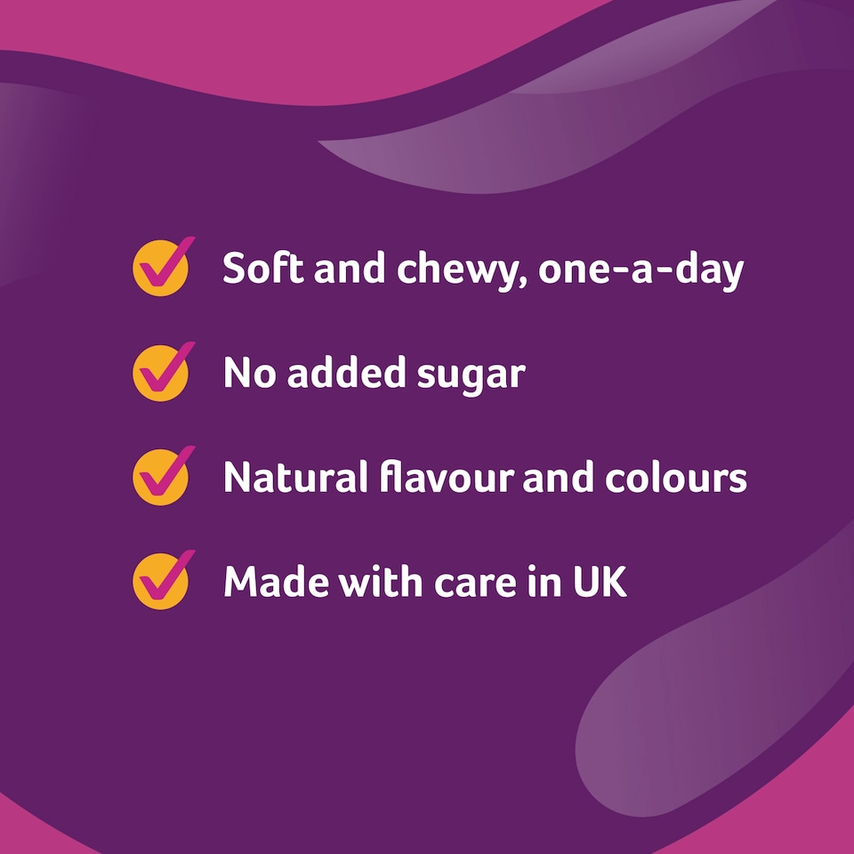 image 1 of Bassetts Kids Multivitamin Gummies 7-11 years Raspberry x 60