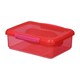 image 3 of Sistema Pink Rectangle Lunch Box 2L with Water Bottle 330ml