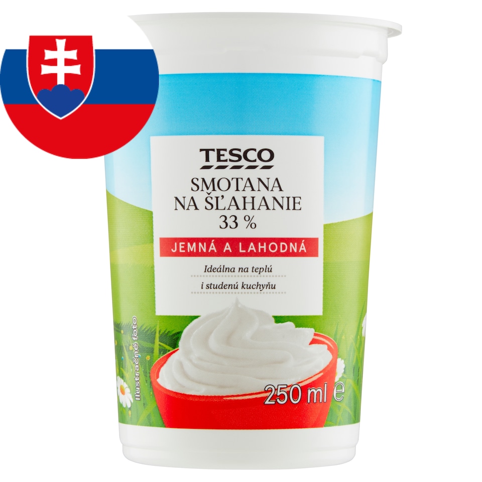 Tesco Whipping Cream 33% 250 ml
