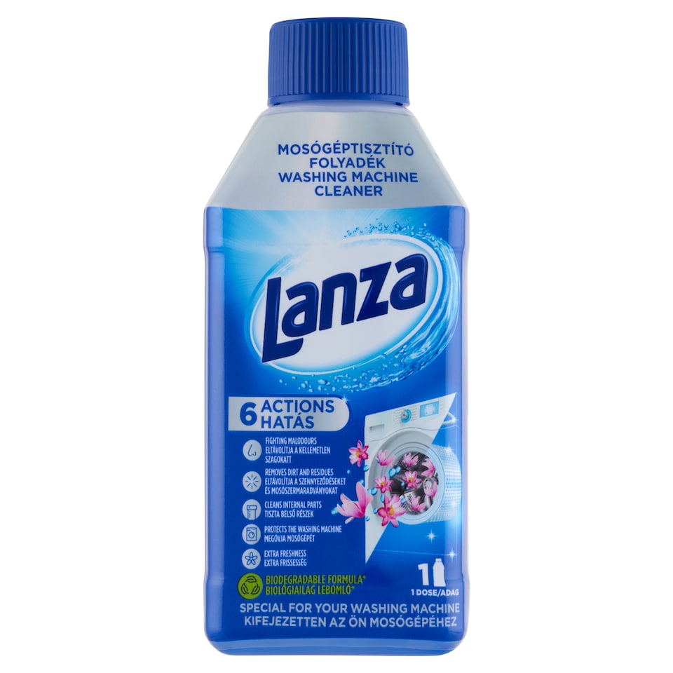 Lanza mosógéptisztító folyadék 250 ml  1. kép