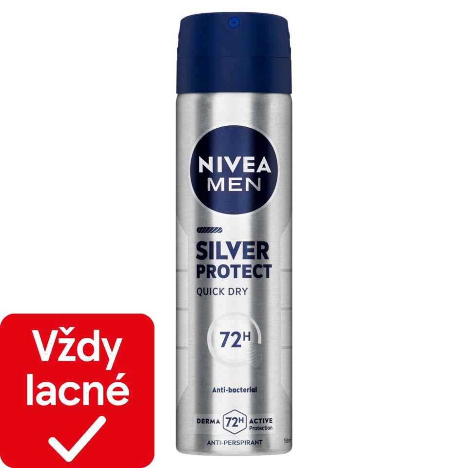 obrázok 1 z Nivea Men Silver Protect Sprej antiperspirant 150 ml