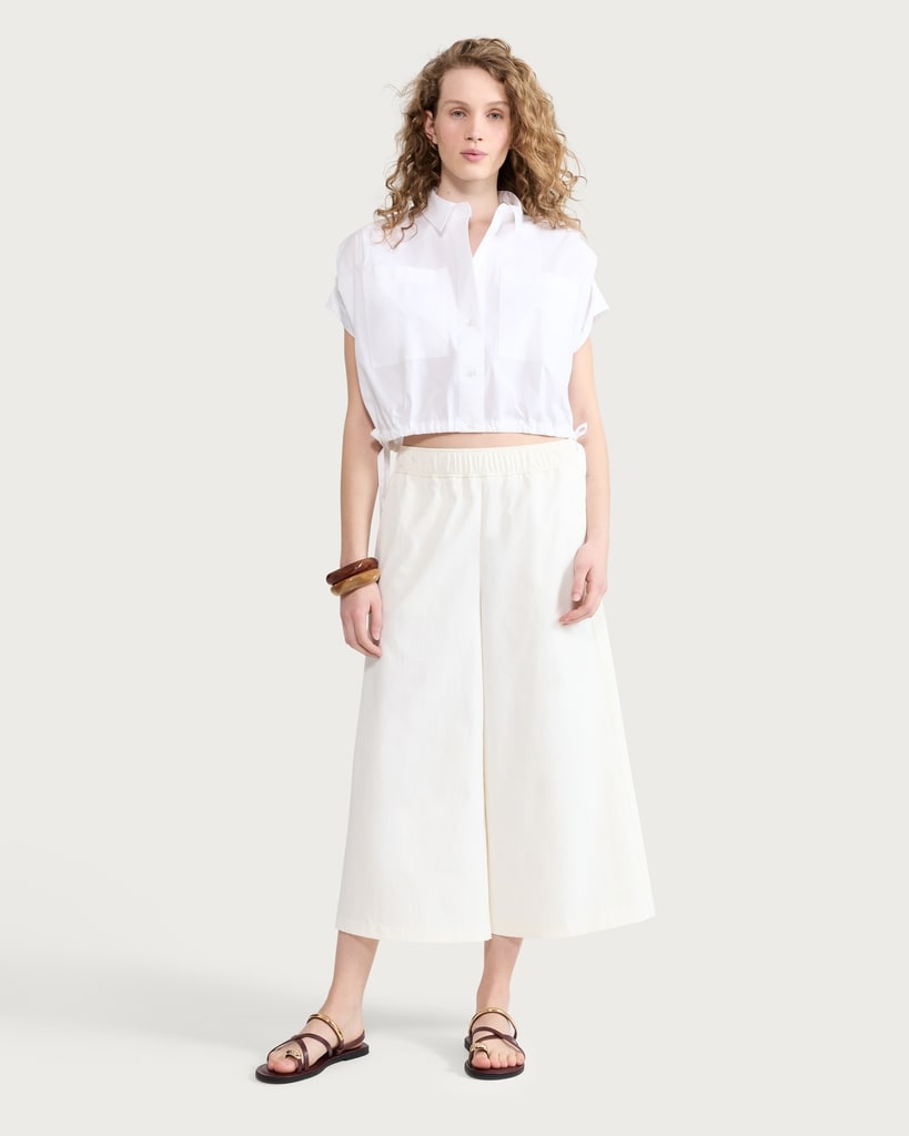 F&F Wide Leg Culottes in Cream