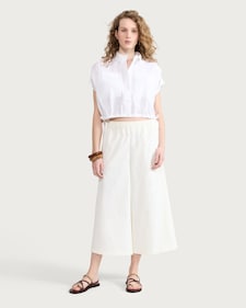 F&F Wide Leg Culottes in Cream