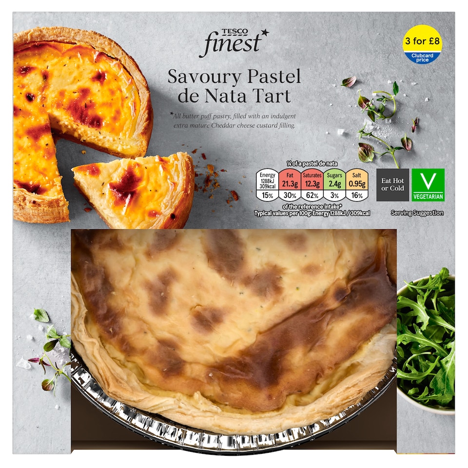 Tesco Finest Savoury Pastel De Nata 400g