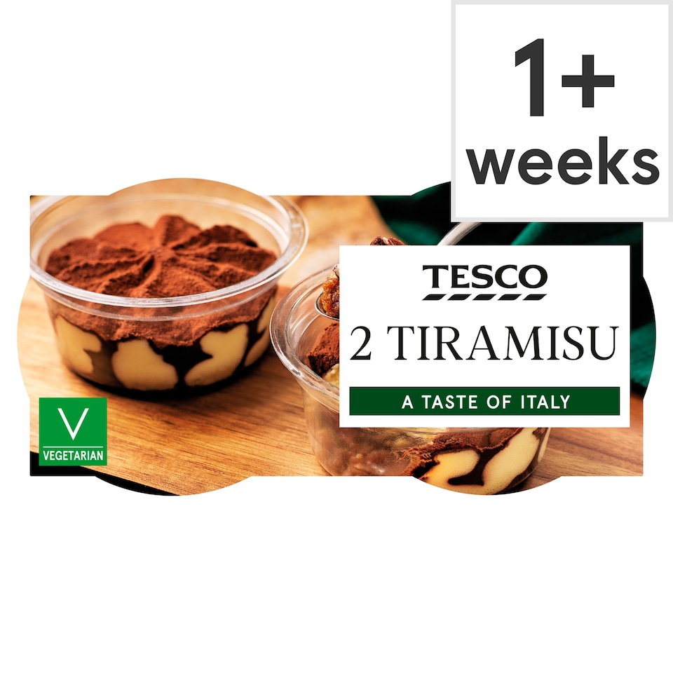 Tesco Tiramisu 2 x 85g