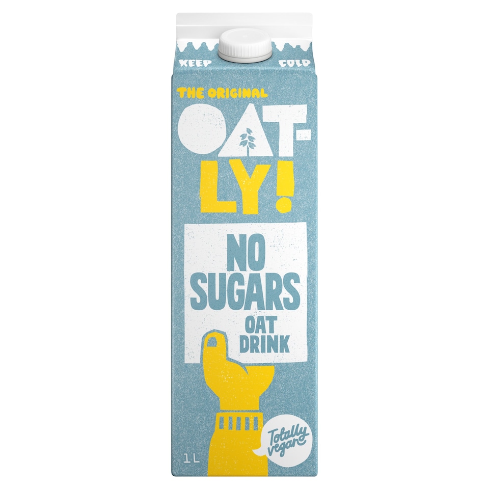 The Original Oatly No Sugars Oat Chilled Drink 1L - Tesco Groceries