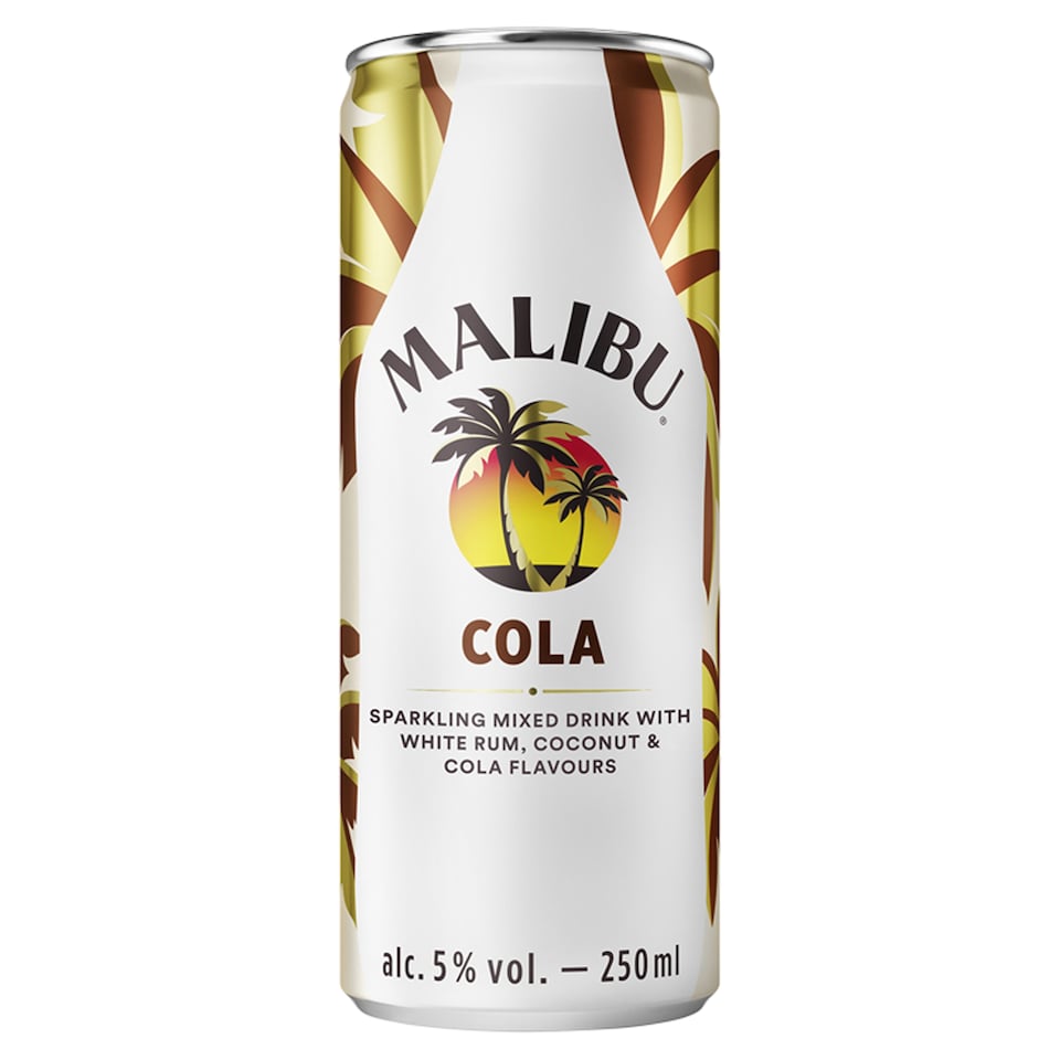 image 1 of Malibu Cola Ready to Drink Premix 250ml
