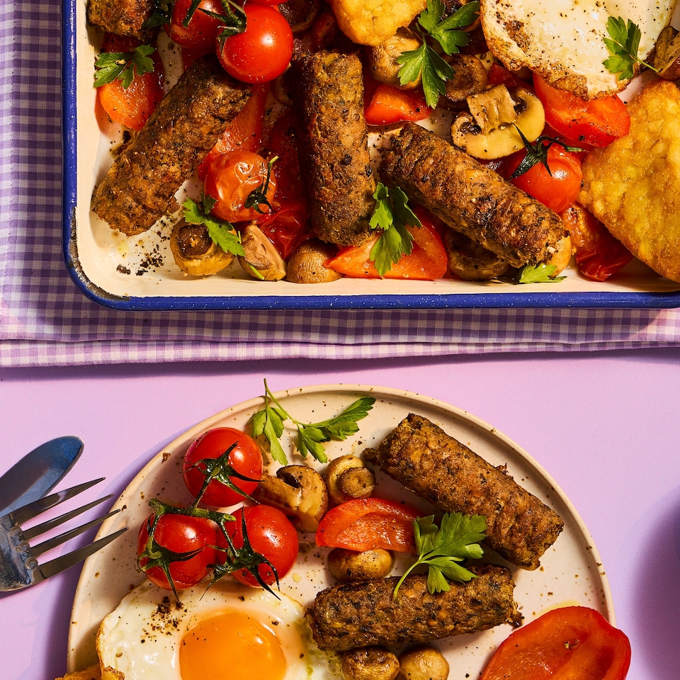 image 1 of Gosh! Super Plants Mushroom, Wild Garlic & Chia Seed Sausages 210g