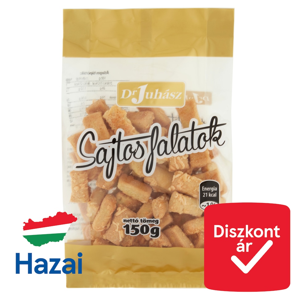 Dr. Juhász sajtos falatok 150 g