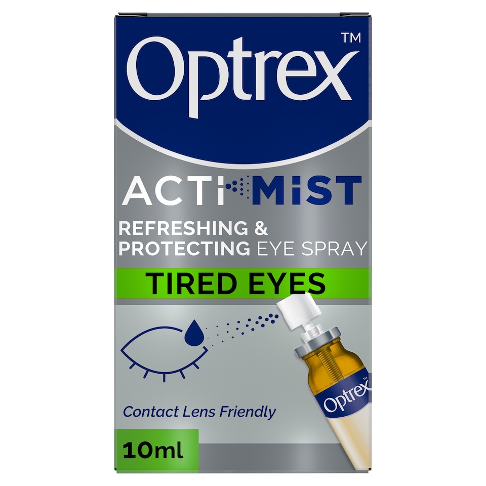 image 1 of Optrex ActiMist Double Action Spray Tired Strained Eyes 10ml