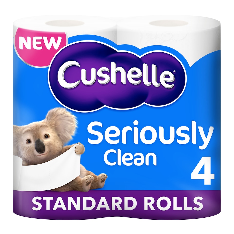 image 1 of Cushelle Toilet Tissue 4 Roll White
