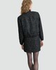 image 3 of F&F Boucle Sequin Embellished Button Front Co-ord Jacket in Black