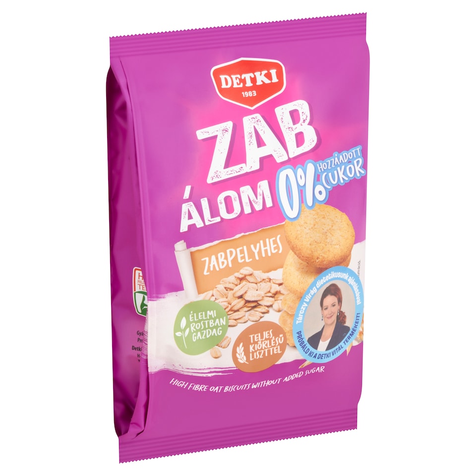 Detki Zab álom 0% Added Sugar Oat Flake Crumb Biscuits 150 g