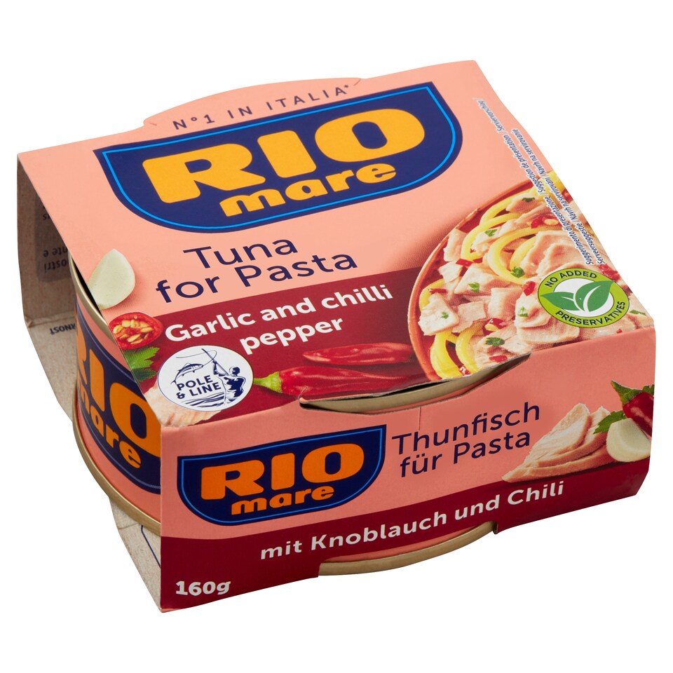 obrázok 1 z Rio Mare Tuna for Pasta s cesnakom a čili 160 g