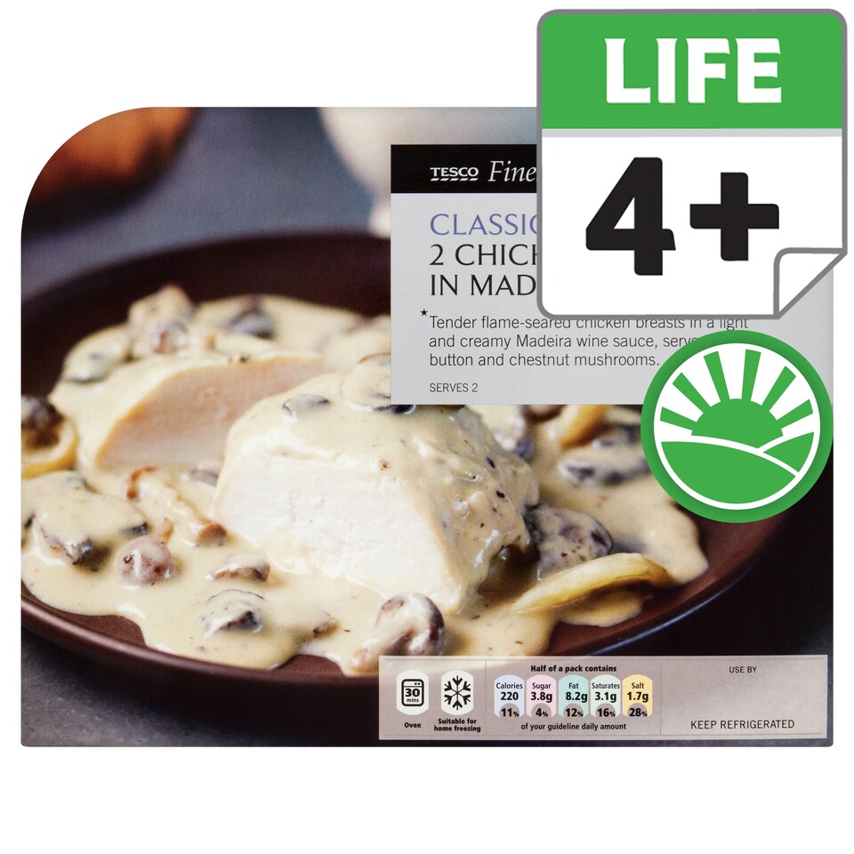 Tesco Finest Chicken Mushrooms Madeira Sauce 400G