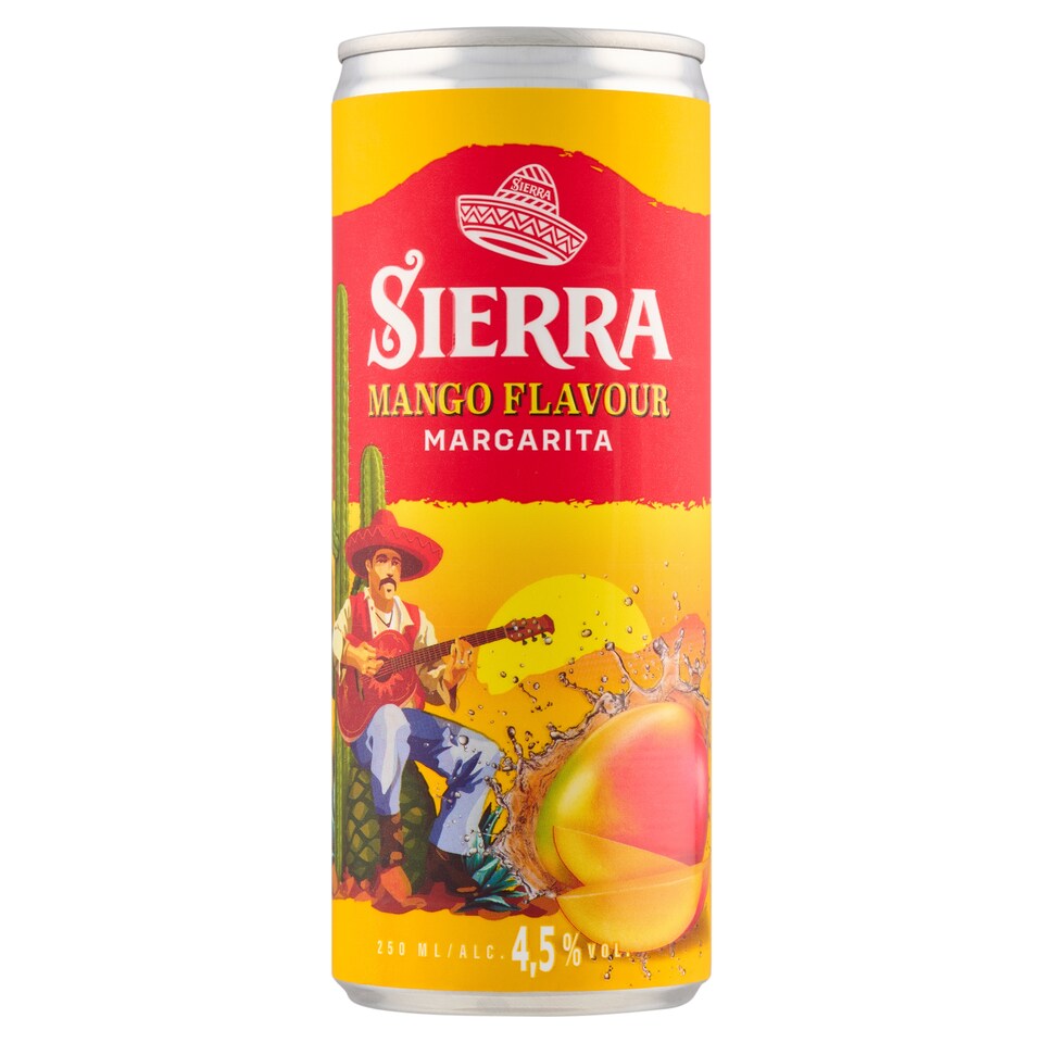 image 1 of Sierra Mango Flavour Margarita 250 ml