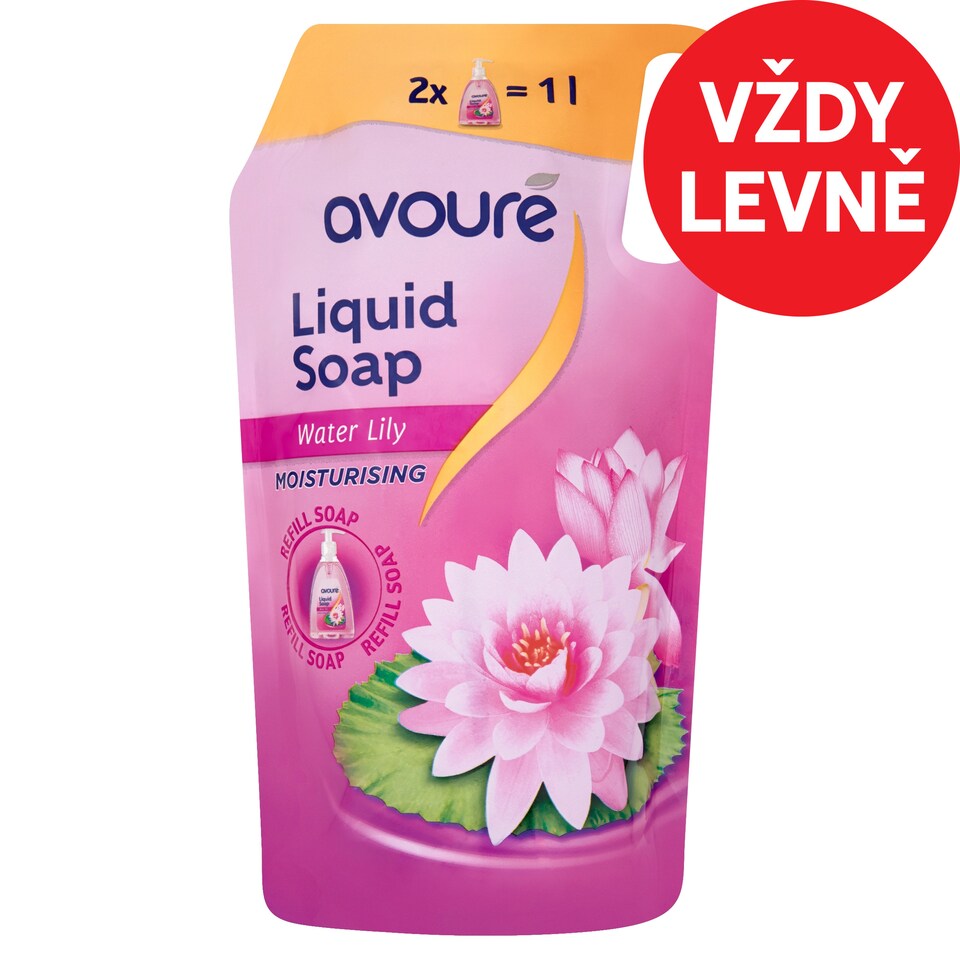 Avouré Water Lily Liquid Soap 1L