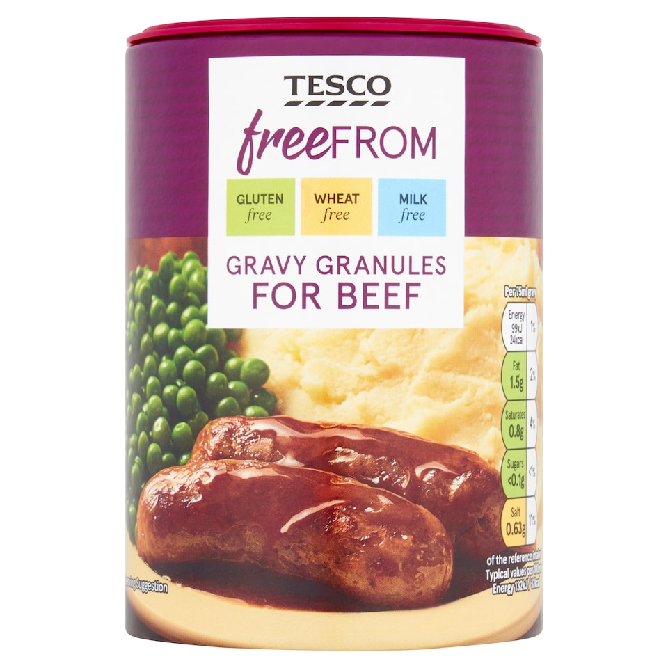 Tesco Free From Gravy Granules For Beef 170g