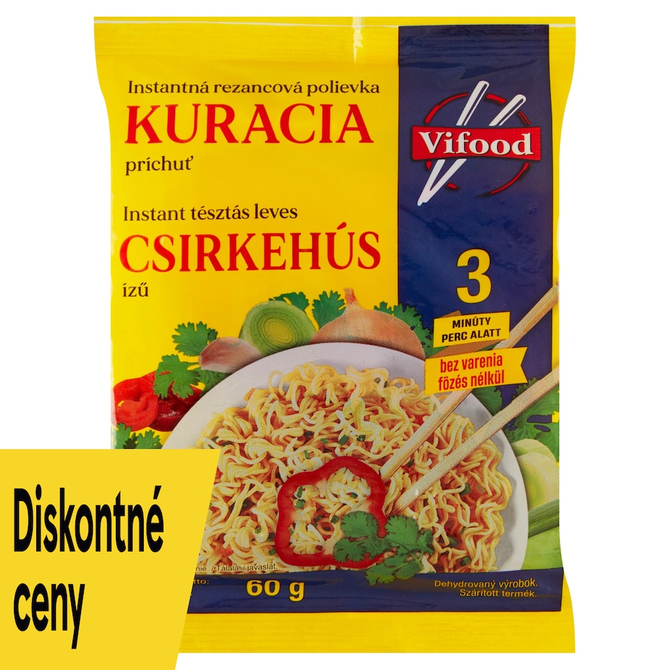 Vifood Instant Noodle Soup Chicken Flavor 60 g
