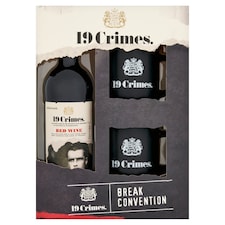 19 Crimes 75cl and Ceramic Mugs