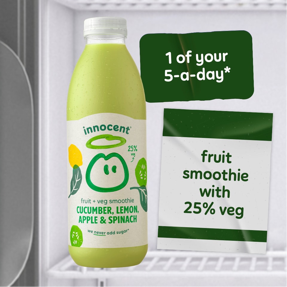 image 1 of innocent Cucumber, Apple, Lemon and Spinach Smoothie 750ml