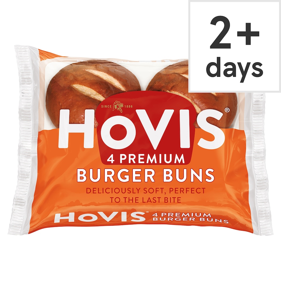 Hovis Premium Burger Buns 4 Pack