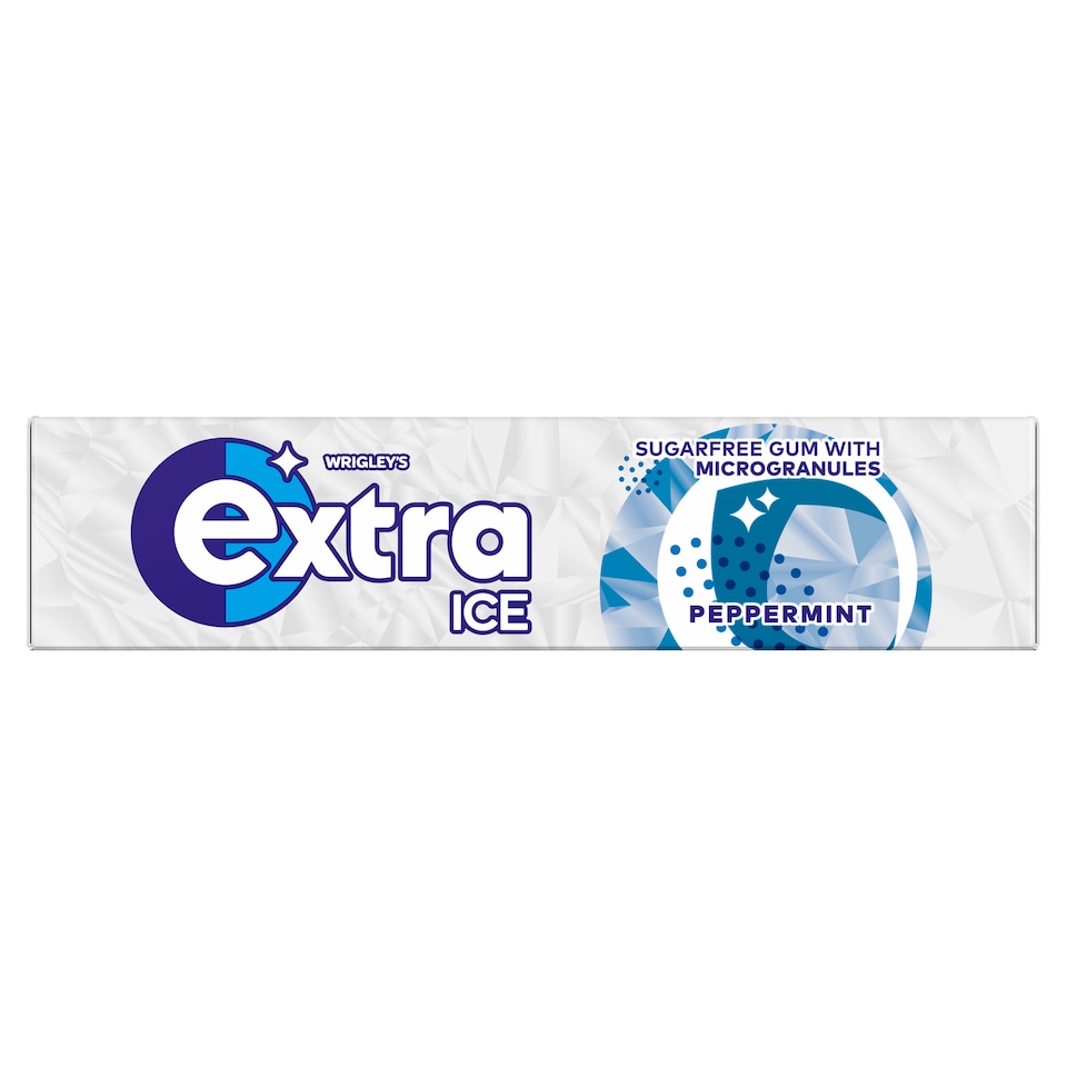 Extra Ice Peppermint Sugarfree Chewing Gum 10 Pieces